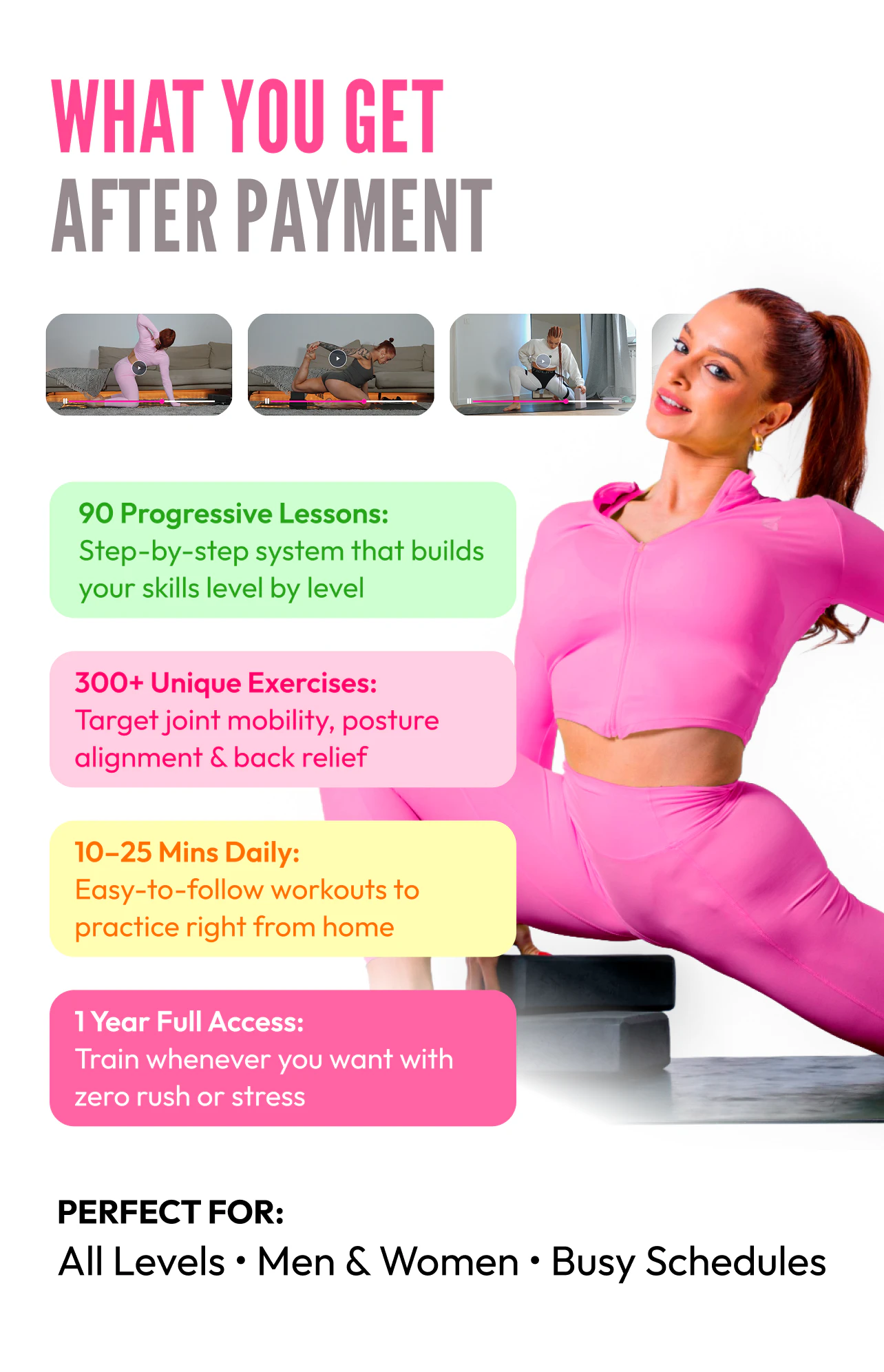Stretching banner